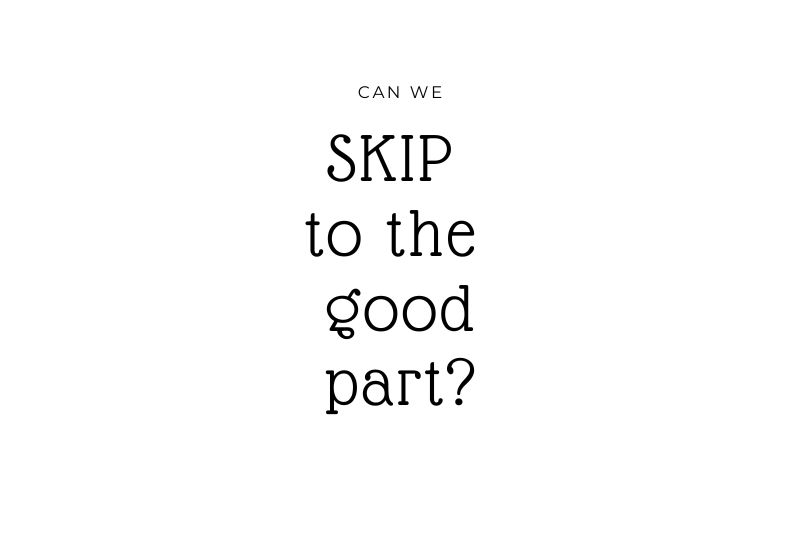 Can we&nbsp;skip to&nbsp;the good part? Bo&nbsp;historia…
